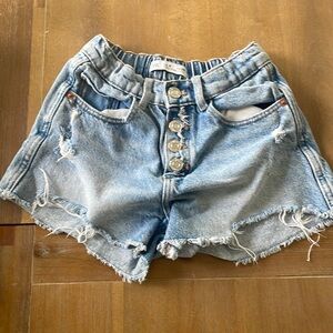Zara - girls denim shorts - new without tags